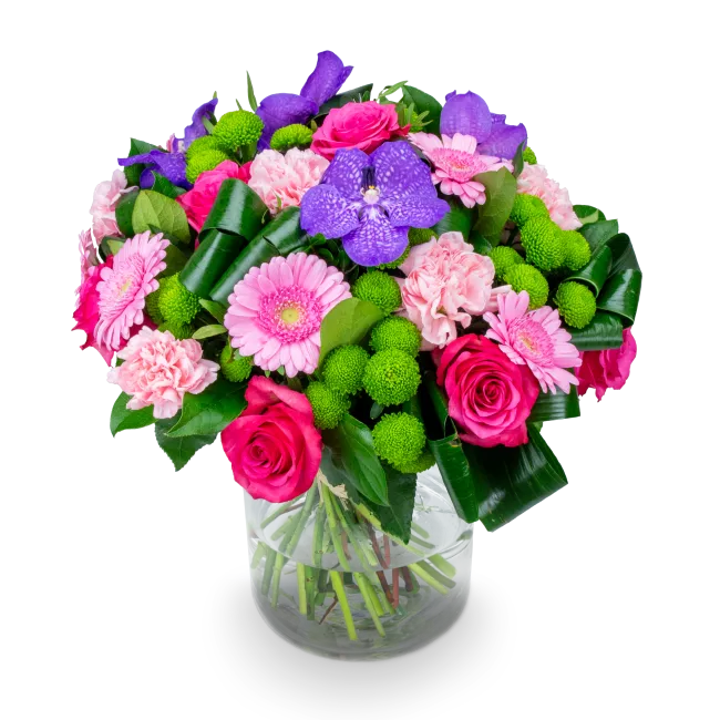 Bouquet of pink flowers